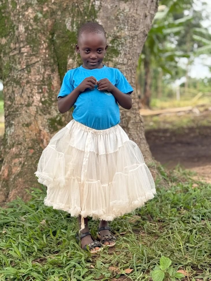 Elizabeth, a child in the Roots of Mercy community